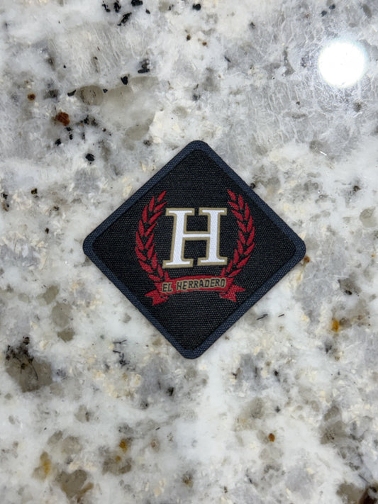 EL HERRADERO RHOMBUS PATCH BLACK/RED