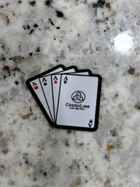 CUEROLINE ACE PATCH WHITE/BLACK