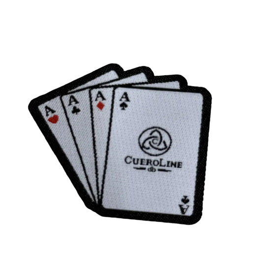 CUEROLINE ACE PATCH WHITE/BLACK