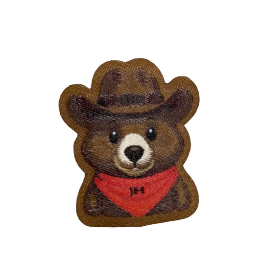 JIOVANNI HAT PATCH BEAR/RED RAG