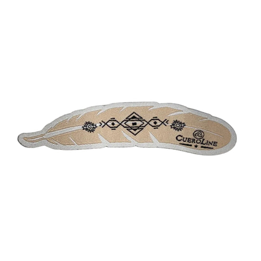 EL HERRADERO FEATHER PATCH TAN/BLACK AZTEC