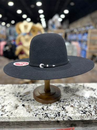 TACCHINOS FELT 6X BLACK OPEN CROWN