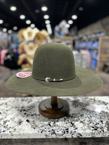 TACCHINOS FELT 10X DARK SAGE OPEN CROWN