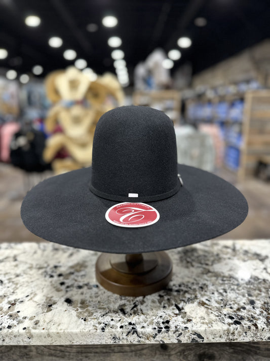 TACCHINOS FELT 10X BLACK OPEN CROWN