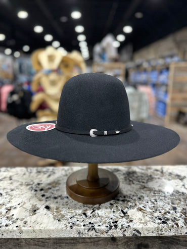 TACCHINOS FELT 10X BLACK OPEN CROWN