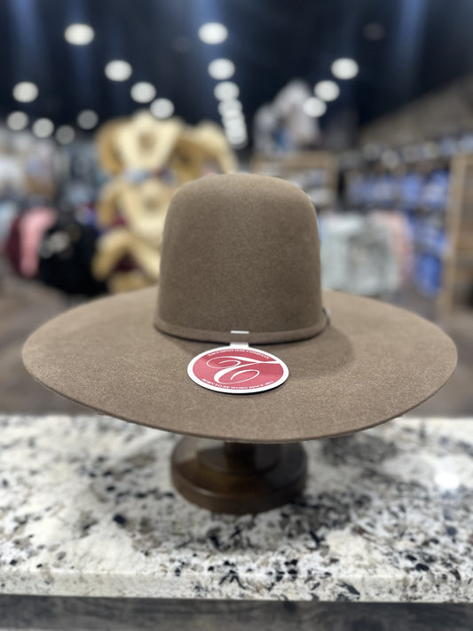 TACCHINOS FELT 6X MUFLONE OPEN CROWN- 4-1/2 BRIM