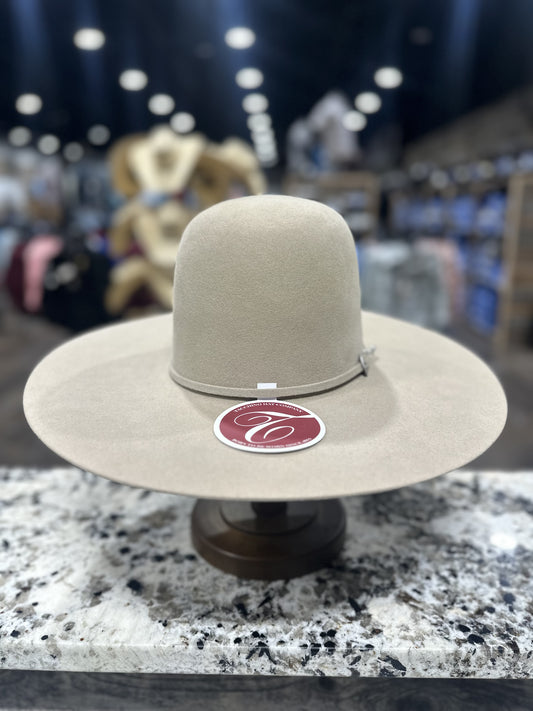 TACCHINOS FELT 10X BELLY/SAND OPEN CROWN