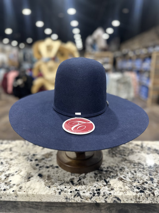 TACCHINOS FELT 10X NAVY OPEN CROWN