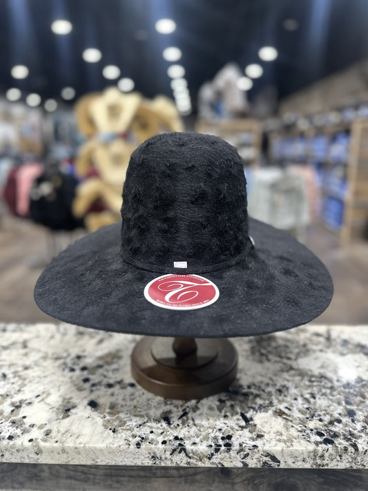 TACCHINOS FELT 10X GRIZZLY BLACK OPEN CROWN