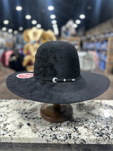 TACCHINOS FELT 10X GRIZZLY BLACK OPEN CROWN