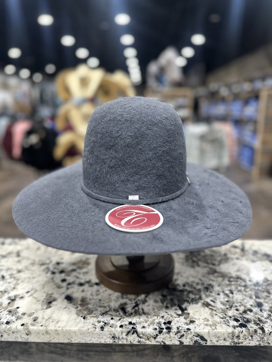 TACCHINOS FELT 10X GRIZZLY STEEL OPEN CROWN