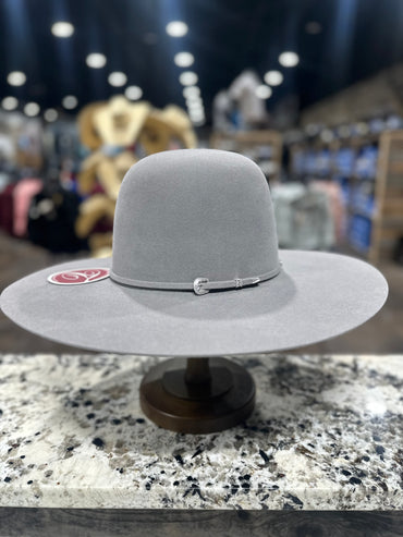 TACCHINOS FELT 10X SMOKE OPEN CROWN