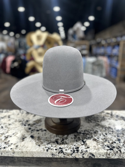 TACCHINOS FELT 10X SMOKE OPEN CROWN