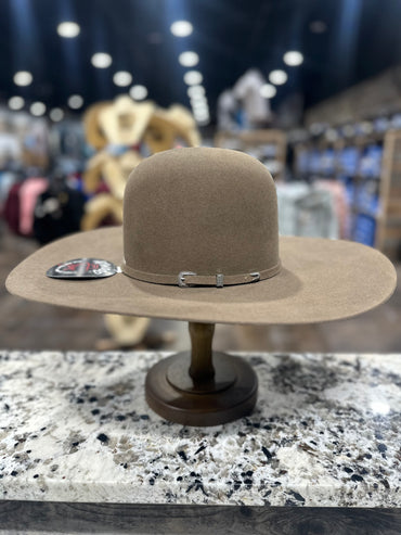ATWOOD FELT 7X PECAN OPEN CROWN