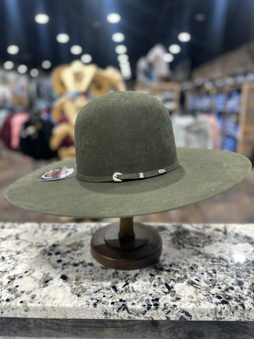 ATWOOD FELT 7X MOSS OPEN CROWN