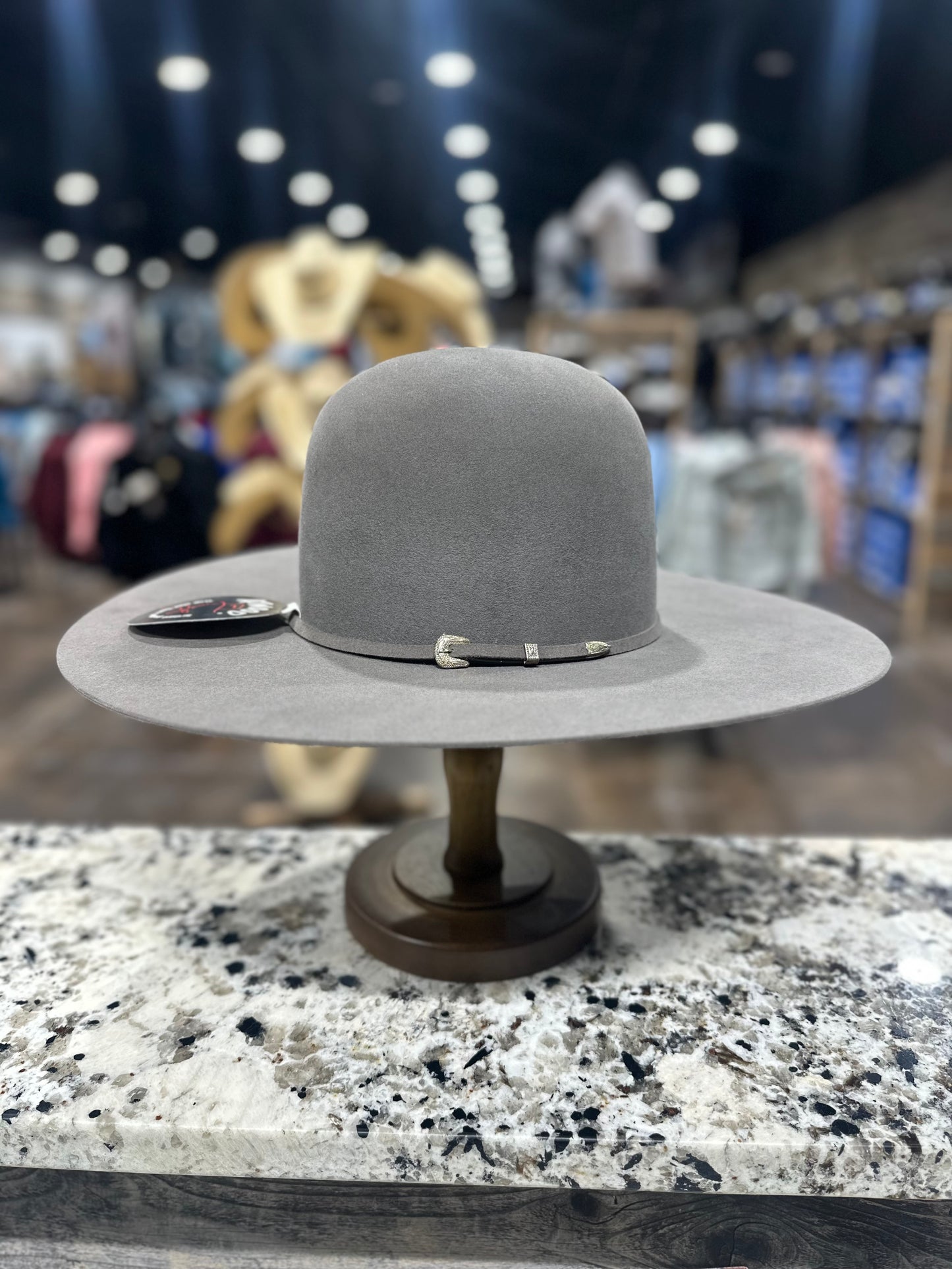 ATWOOD FELT 7X GRANITE OPEN CROWN
