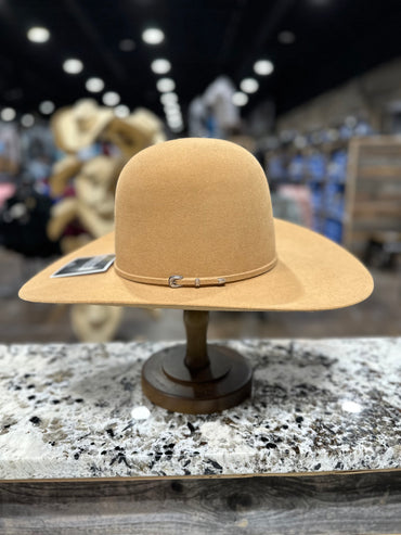 RODEO KING FELT 7X CAMEL OPEN CROWN