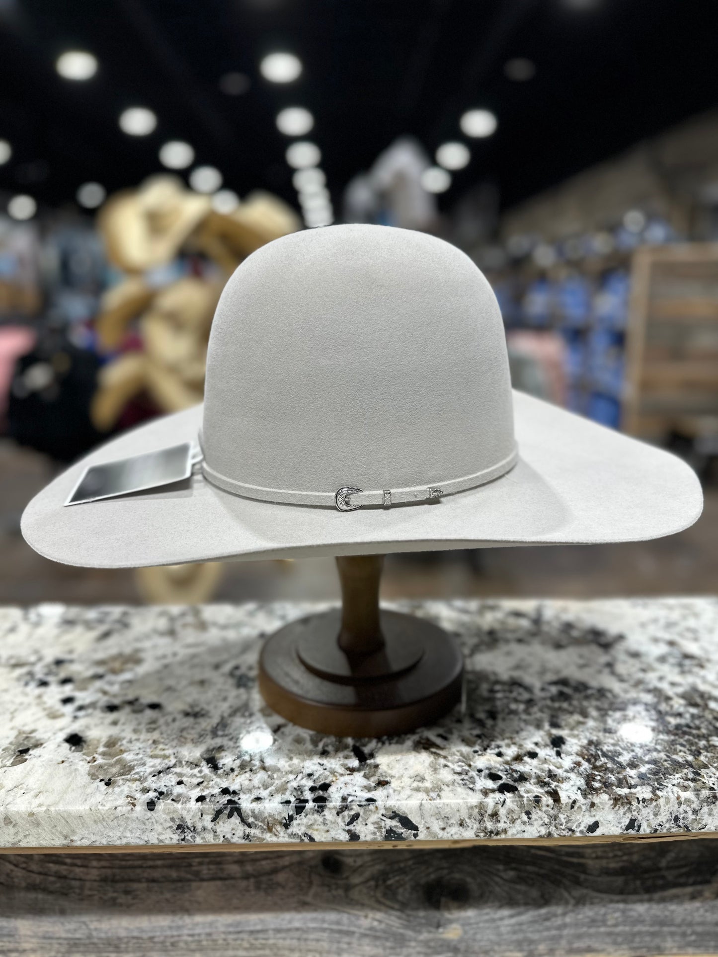 RODEO KING FELT 7X SILVERBELLY OPEN CROWN