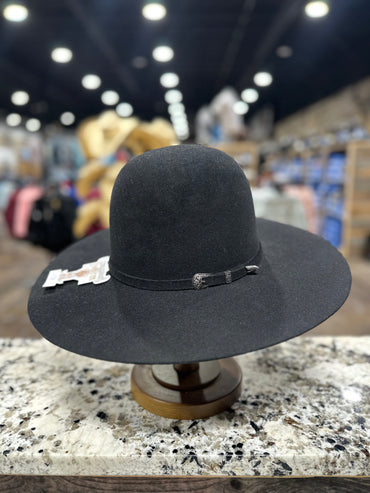 T7636001 | TWISTER FELT 6X BLACK OPEN CROWN