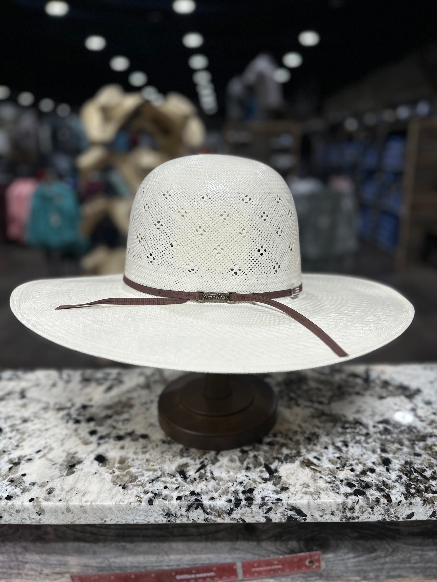 8120-2CCHOC | AMERICAN STRAWHAT OPEN CROWN