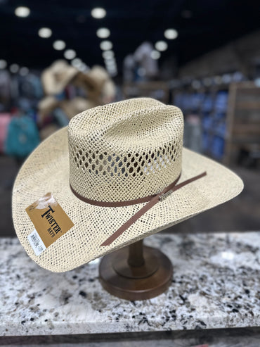 T71652 | TWISTER STRAW JUTE PRE SHAPE 4 1/4 INCH BRIM