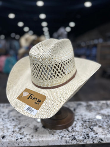 T78502 | TWISTER STRAW JUTE COOPER KIDS PRE SHAPE 4 INCH BRIM