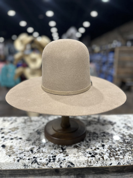 RESISTOL YOUTH FELT PECAN OPEN CROWN