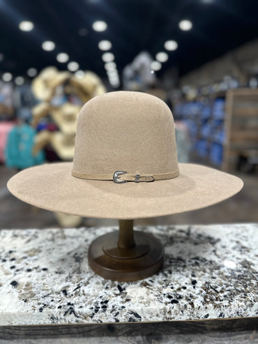 RESISTOL YOUTH FELT PECAN OPEN CROWN