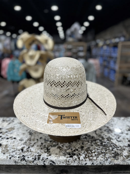 T73179 | TWISTER STRAW SISAL OPEN CROWN 4 1/4 INCH BRIM