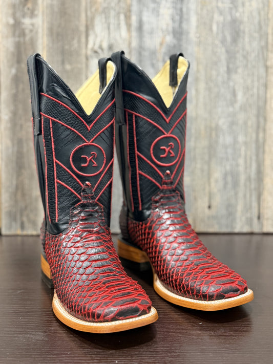 DARK RANCH PYTHON IMITATION BLACK CHERRY BULLDOG SQAURE