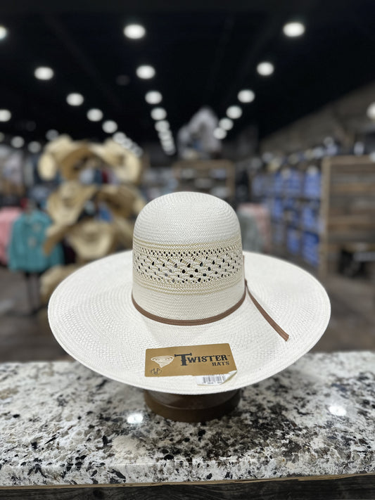 T73296 | TWISTER STRAW OPEN CROWN SHANTUNG