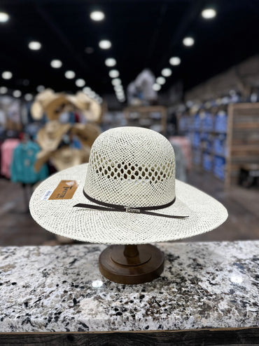 T71605 | TWISTER STRAW JUTE OPEN CROWN 4 1/2 BRIM
