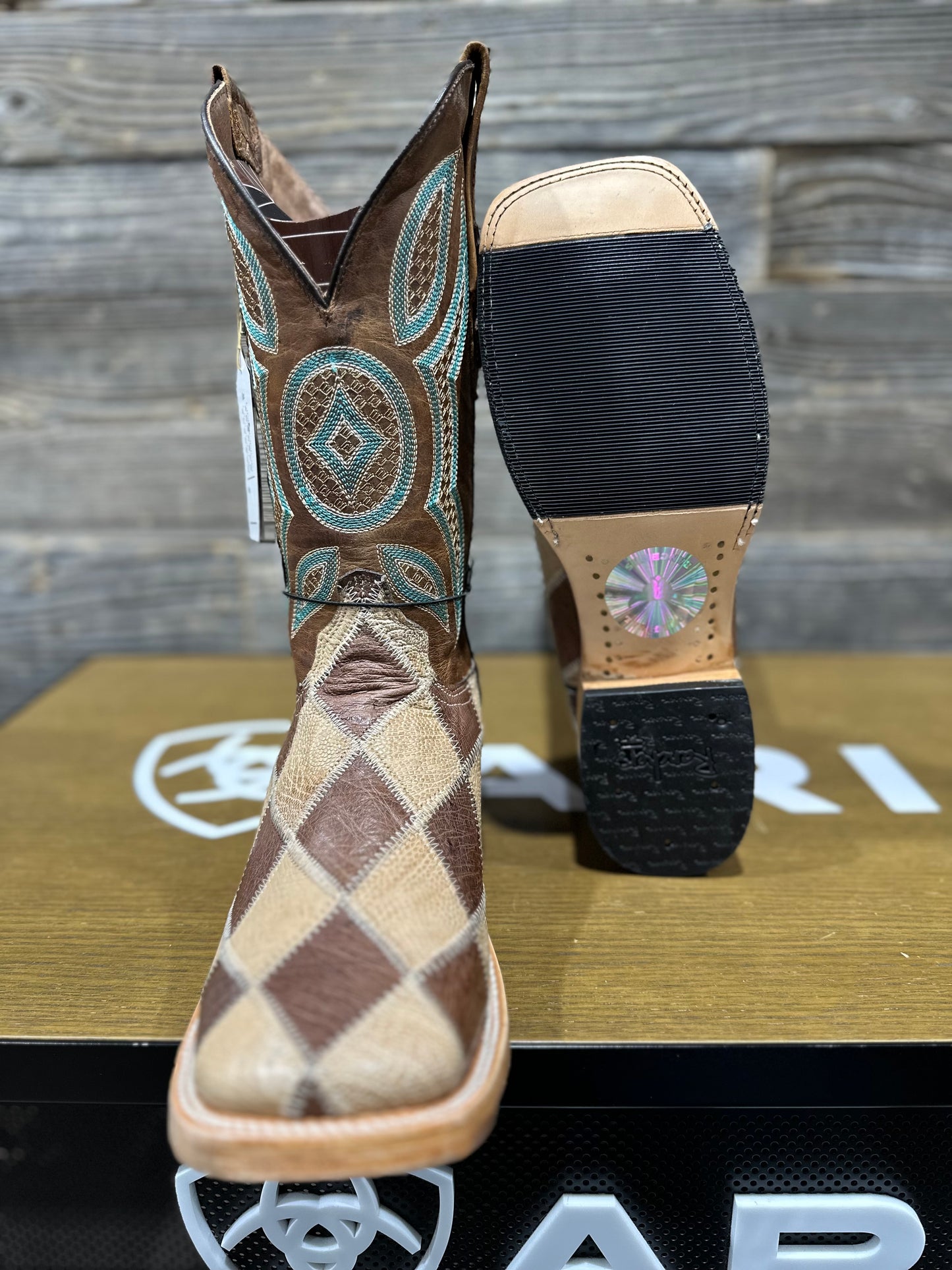 RANCHERS OSTRICH ROMBOS ARENA RANCHER TOE HYBRID SOLE