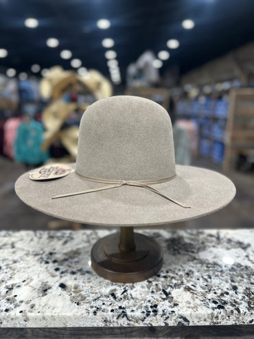 JUSTIN FELT 6X NATURAL WAGONER OPEN CROWN