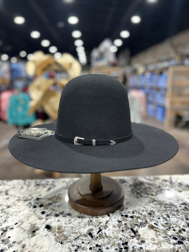 4XO10 | RDR BLACK WOOL FELT OPEN