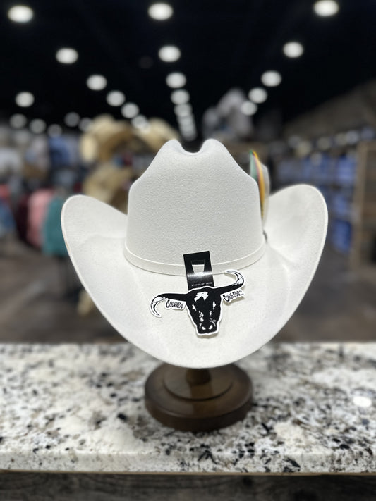 CUERNOS CHUECOS 6X WHITE CHAPARRAL PRE SHAPE