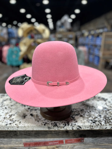 4XO200 | RDR FELT 4X PINK OPEN CROWN