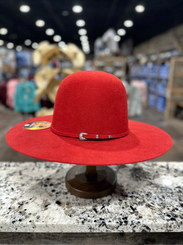 SERRATELLI PURE WOOL RED OPEN CROWN