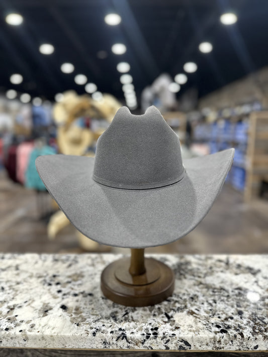 STETSON FELT 6X GRANITE GREY SKYLINE 4 1/4 BRIM