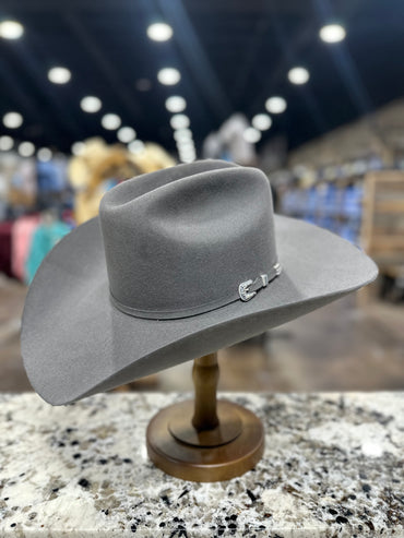 STETSON FELT 6X GRANITE GREY SKYLINE 4 1/4 BRIM