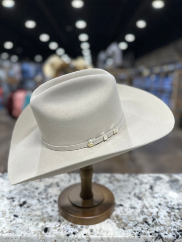 STETSON FELT 10X SILVERBELLY SHASTA 4 INCH BRIM