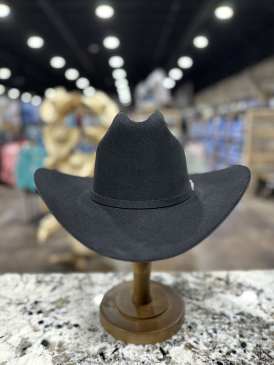 STETSON FELT 500X EL AMO BLACK BRIM 4