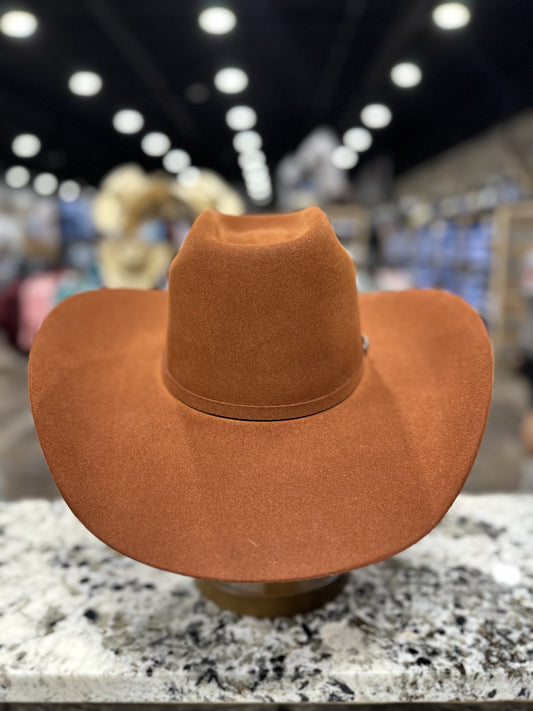 RESISTOL FELT 6X RUST SP CODY JOHNSON 4 1/4 INCH BRIM