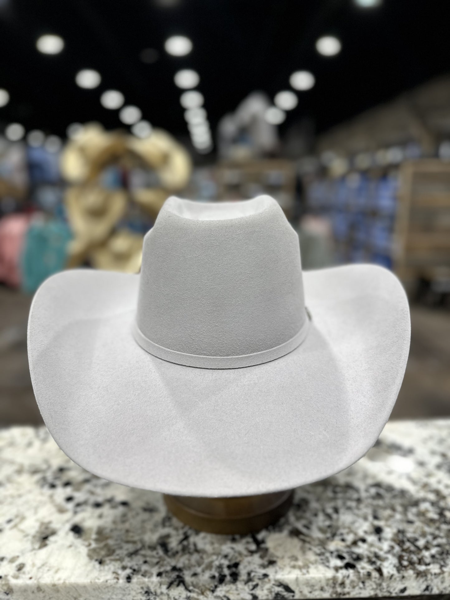 RESISTOL FELT 6X SILVERBELLY THE SP BRIM 4-1/4
