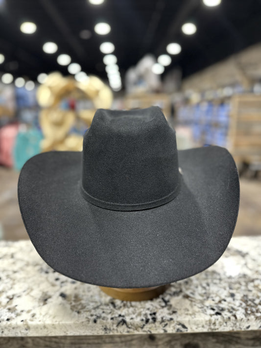 RESISTOL FELT 6X BLACK THE SP CODY JOHNSON 4 1/4 INCH BRIM