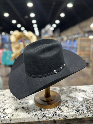 RESISTOL FELT 6X BLACK THE SP CODY JOHNSON 4 1/4 INCH BRIM