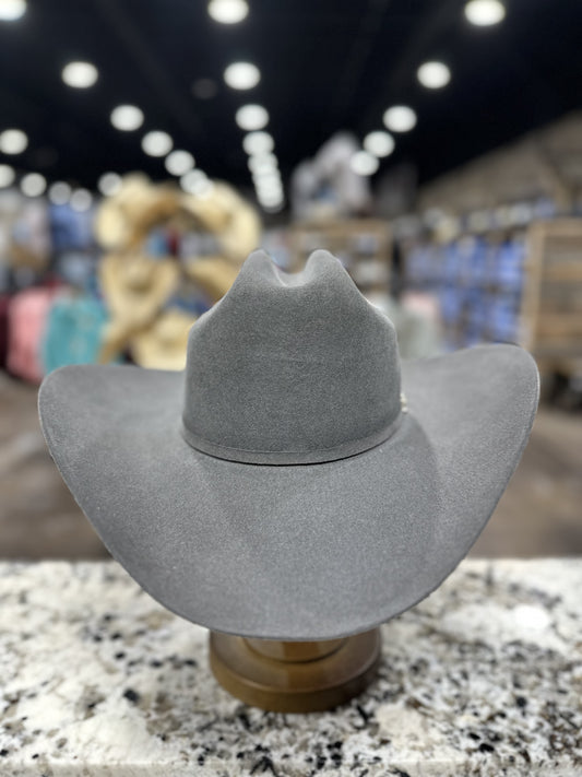 RESISTOL FELT 6X CHARCOAL LOGAN 4 1/4 INCH BRIM