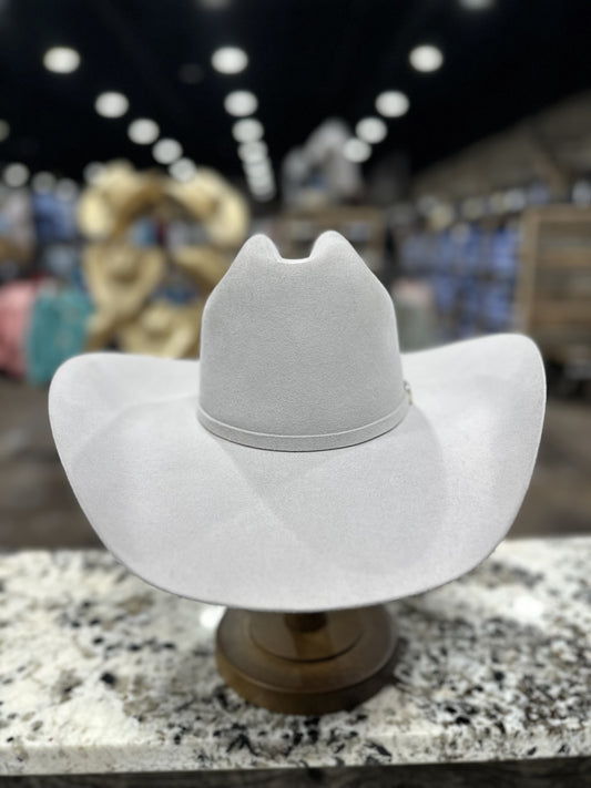 RESISTOL FELT 6X SILVERBELLY MIDNIGHT PRESHAPE 4 1/4 INCH BRIM