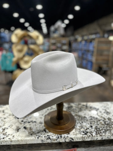 RESISTOL FELT 6X SILVERBELLY MIDNIGHT PRESHAPE 4 1/4 INCH BRIM