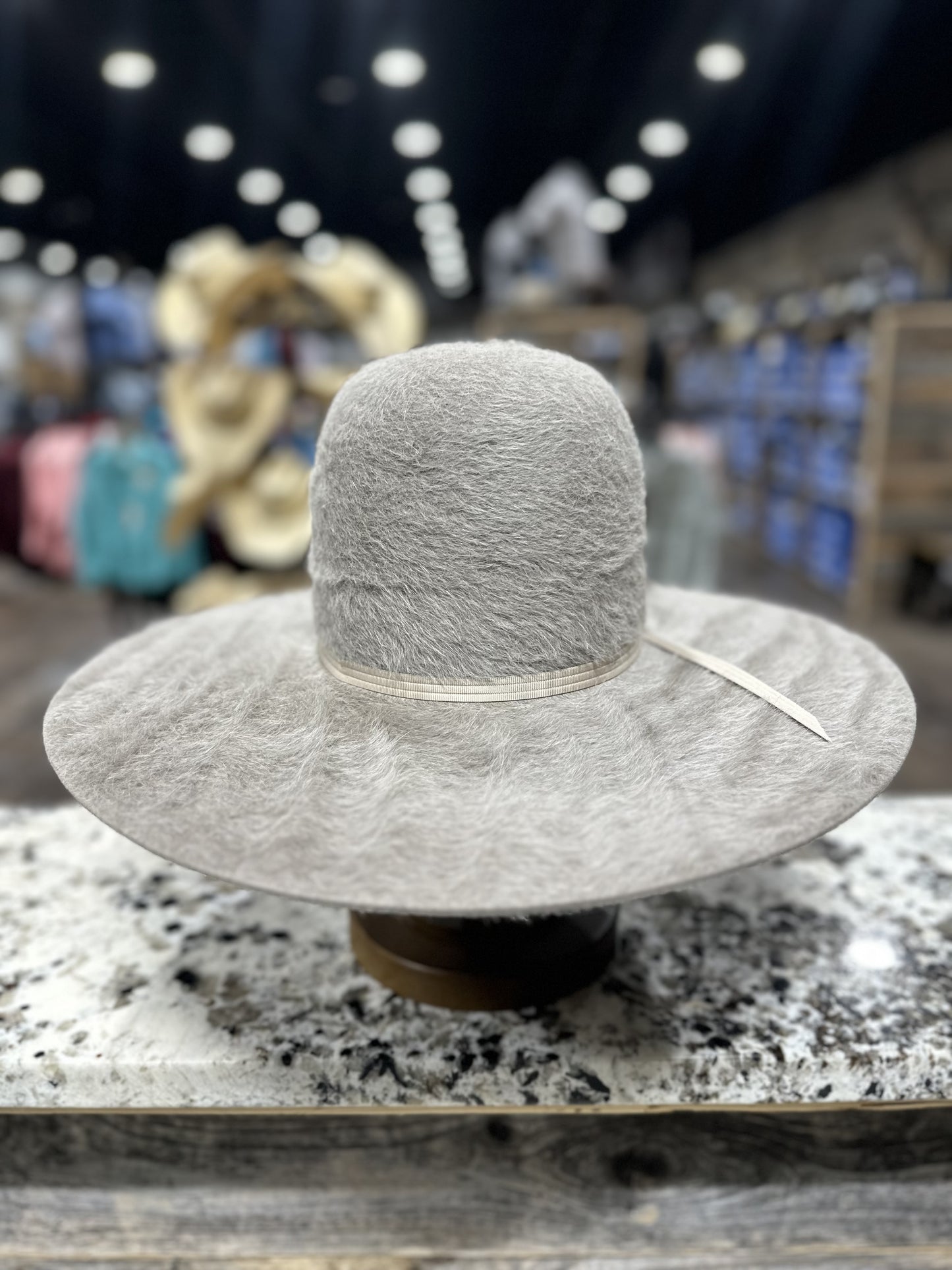 RESISTOL 8X KODIAK STONE OPEN CROWN 5 INCH BRIM